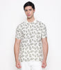 Men Printed 100% Kora Cotton Polo T-shirt | Regular Fit