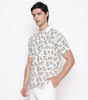 Men Printed 100% Kora Cotton Polo T-shirt | Regular Fit
