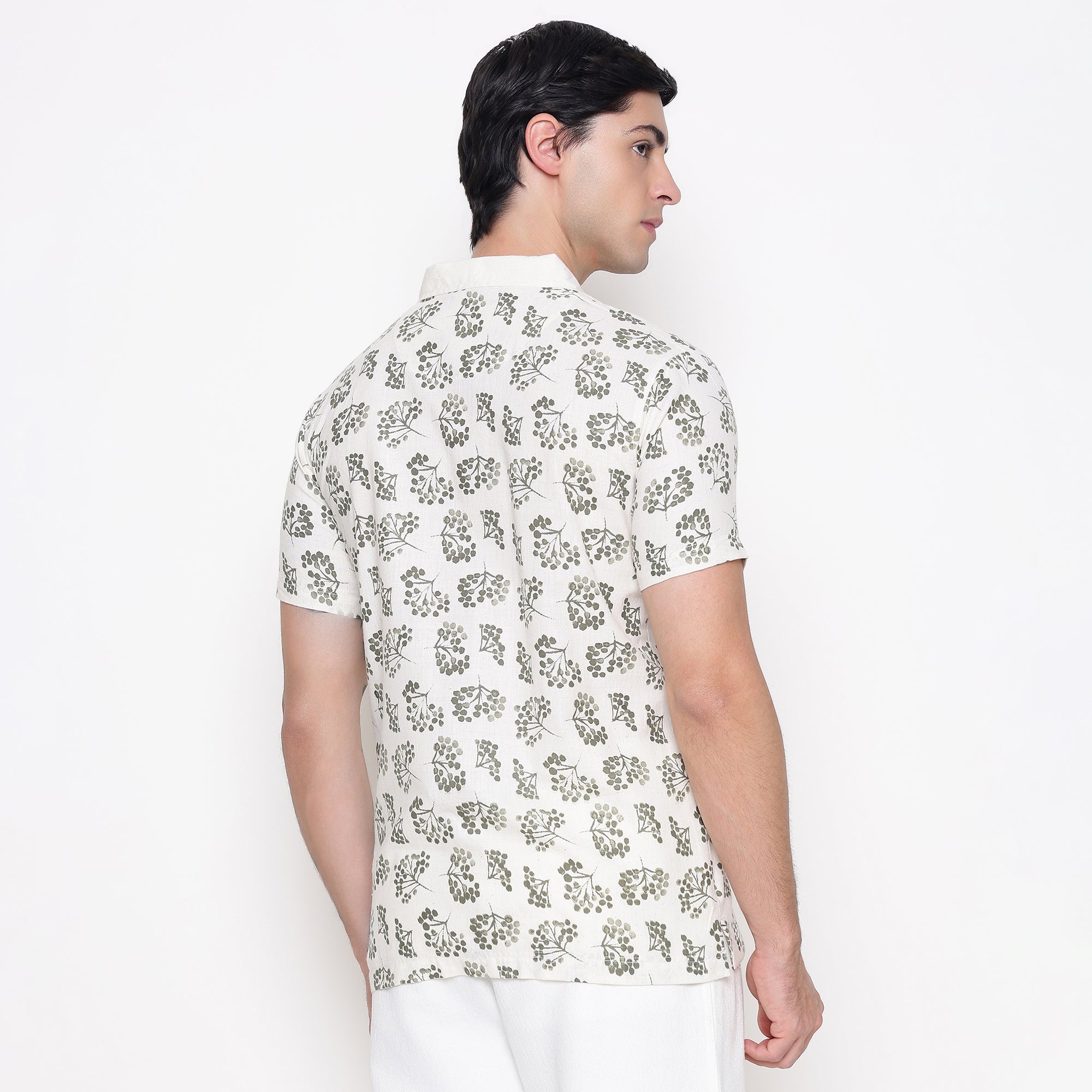 Men Printed 100% Kora Cotton Polo T-shirt | Regular Fit