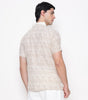 Men Printed 100% Kora Cotton Polo T-shirt | Regular Fit | Yellow