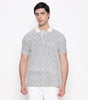Men Printed 100% Kora Cotton Polo T-shirt | Regular Fit | Abstract 2