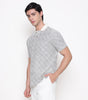 Men Printed 100% Kora Cotton Polo T-shirt | Regular Fit | Abstract 2