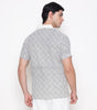 Men Printed 100% Kora Cotton Polo T-shirt | Regular Fit | Abstract 2