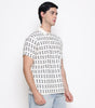 Men Printed 100% Kora Cotton Polo T-shirt | Regular Fit | Black Dot Design