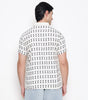 Men Printed 100% Kora Cotton Polo T-shirt | Regular Fit | Black Dot Design