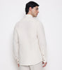 Men Solid 100% Kora Cotton Regular Fit Shirt | Pure Cotton | Beige