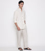 Men Solid 100% Kora Cotton Regular Fit Shirt | Pure Cotton | Beige