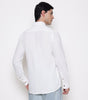 Men Solid 100% Kora Cotton Regular Fit Shirt | Pure Cotton | White