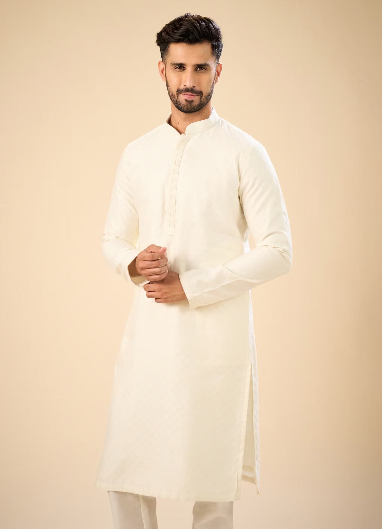 Elegant Cream Kurta Pajama